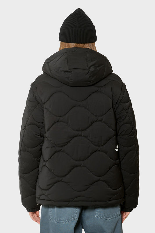 women#@Куртка DETACHABLE JACKET чорна