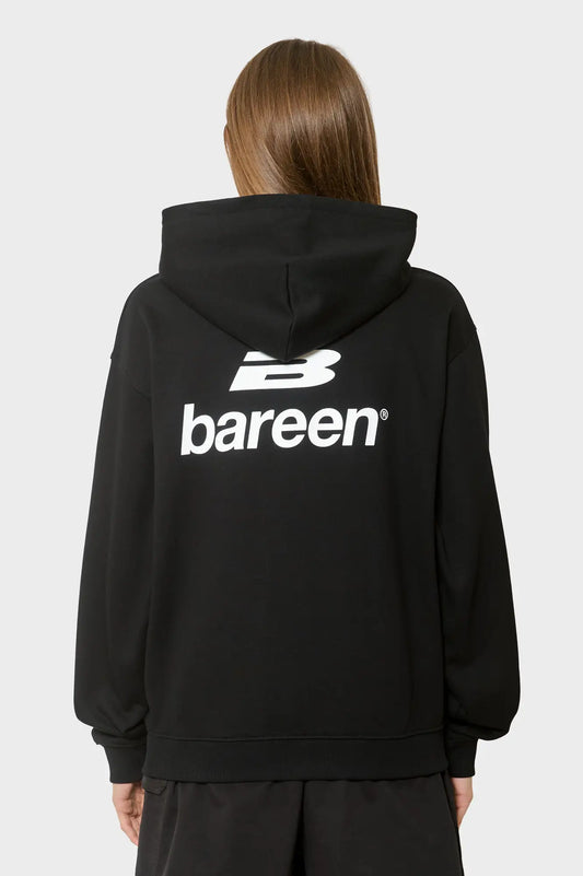 women#@Худі OVERSIZED ZIP HOODIE LOGO чорне