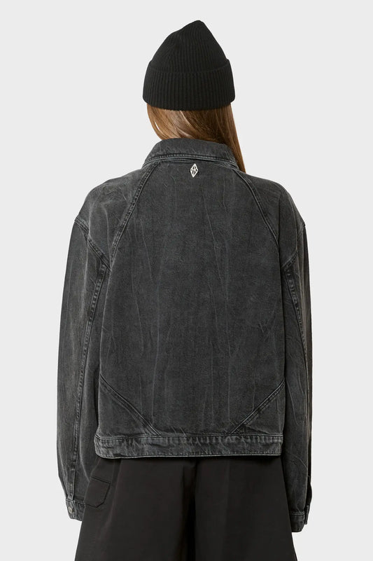 women#@Куртка DENIM OVERSHIRT чорна