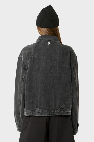 women#@Куртка DENIM OVERSHIRT чорна