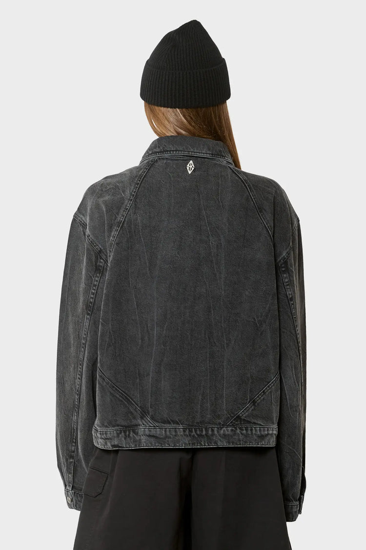 women#@Куртка DENIM OVERSHIRT чорна