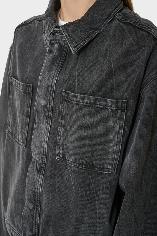 Куртка DENIM OVERSHIRT чорна