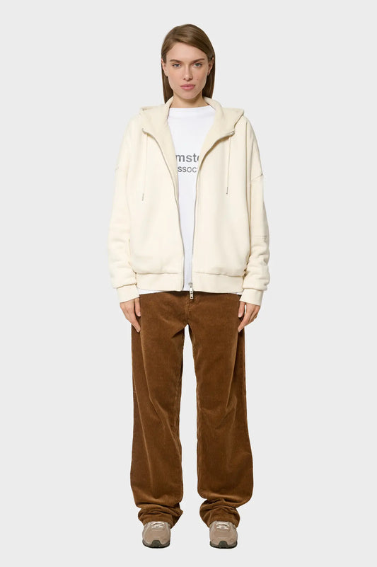 women#@Зіп-худі DOUBLE LAYERED HOODIE біле