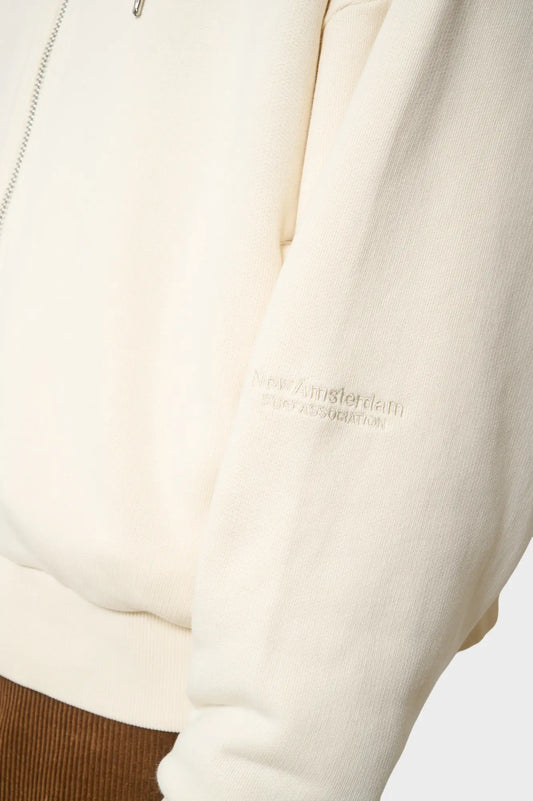 Зіп-худі DOUBLE LAYERED HOODIE біле