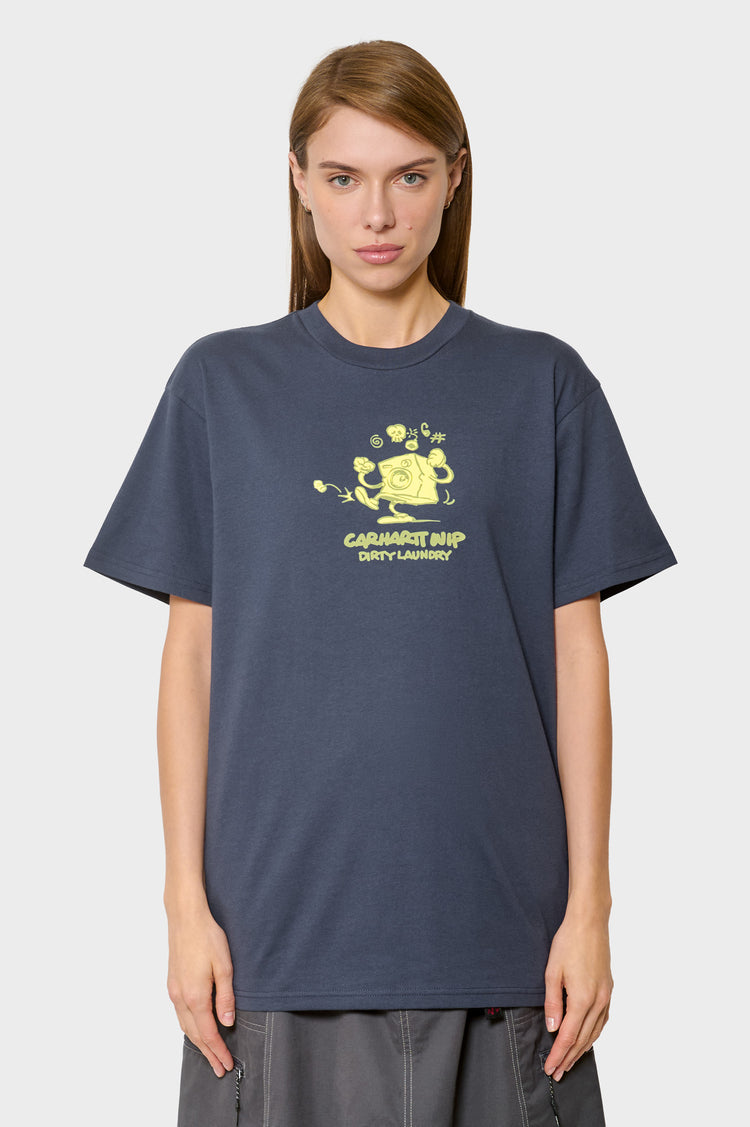 women#@Футболка DIRTY LAUNDRY T-SHIRT синя