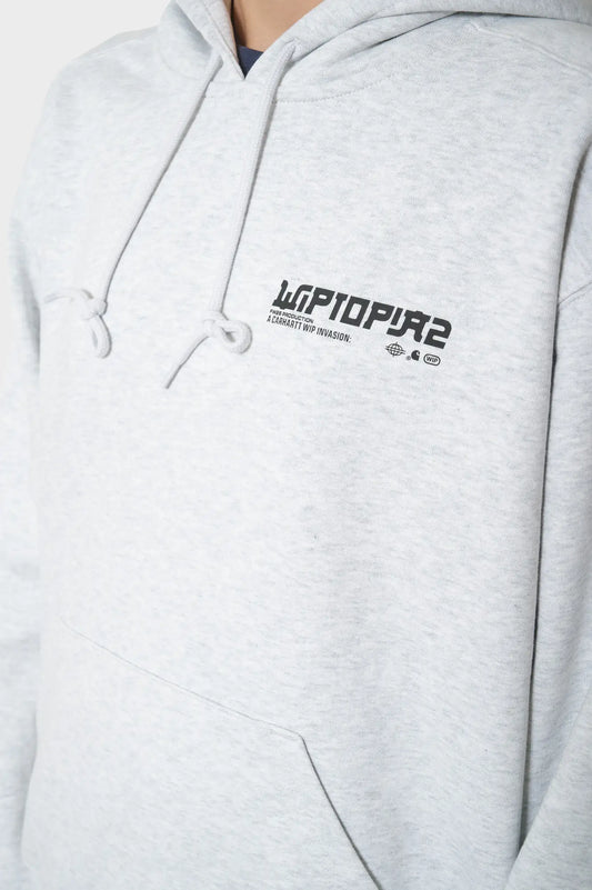 Худі HOODED WIPTOPIA II SWEAT сіре