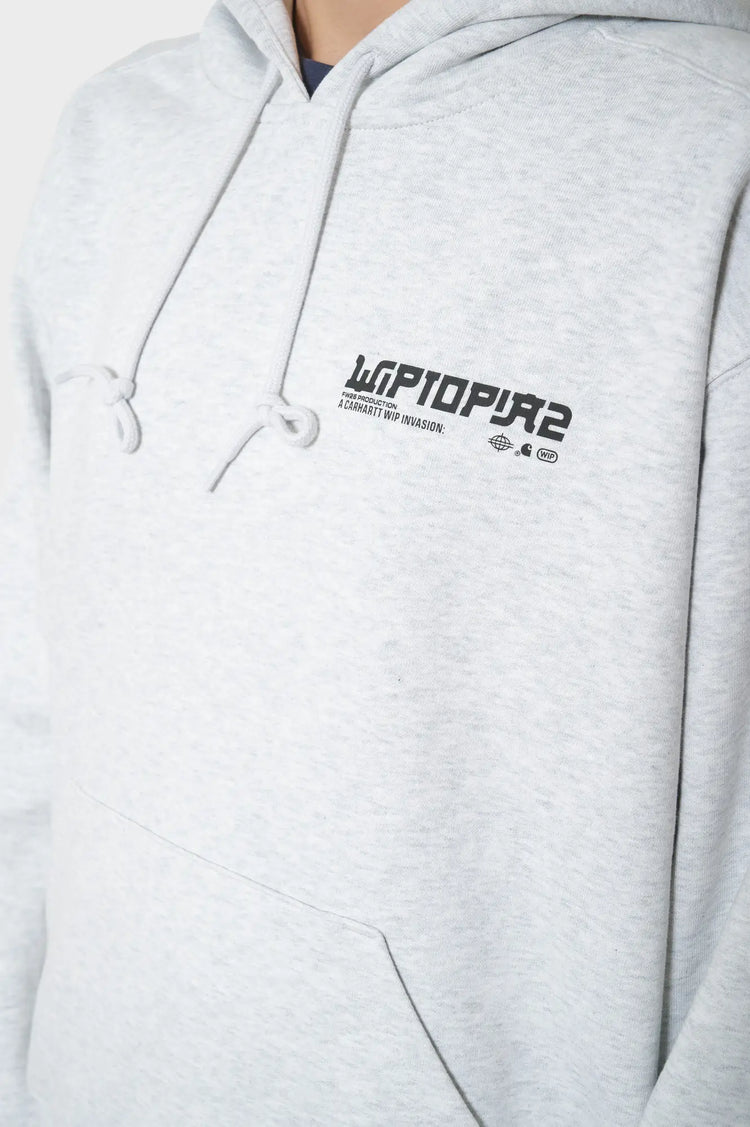 Худи HOODED WIPTOPIA II SWEAT серое