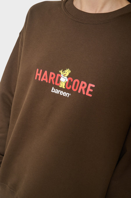 Світшот HARDCORE OVERSIZED CREWNECK чорне