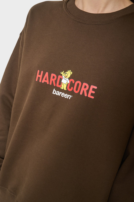 Світшот HARDCORE OVERSIZED CREWNECK чорне
