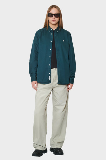 women#@Сорочка MADISON темно-зелена