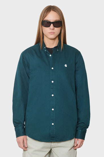 women#@Сорочка MADISON темно-зелена