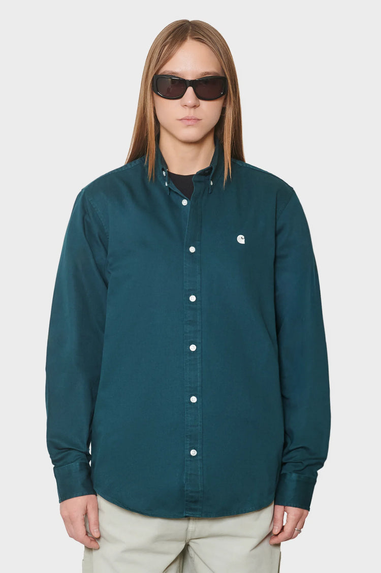 women#@Сорочка MADISON темно-зелена