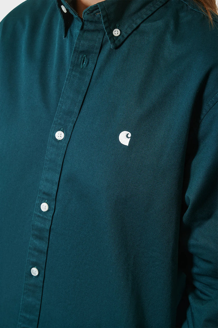 Сорочка MADISON темно-зелена