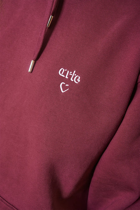 Худі ARTE HEART бордовий