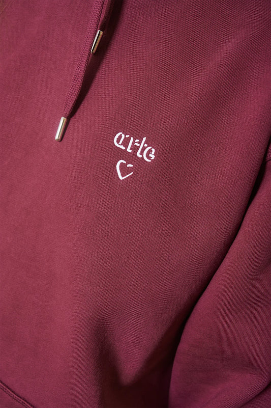 Худі ARTE HEART бордовий