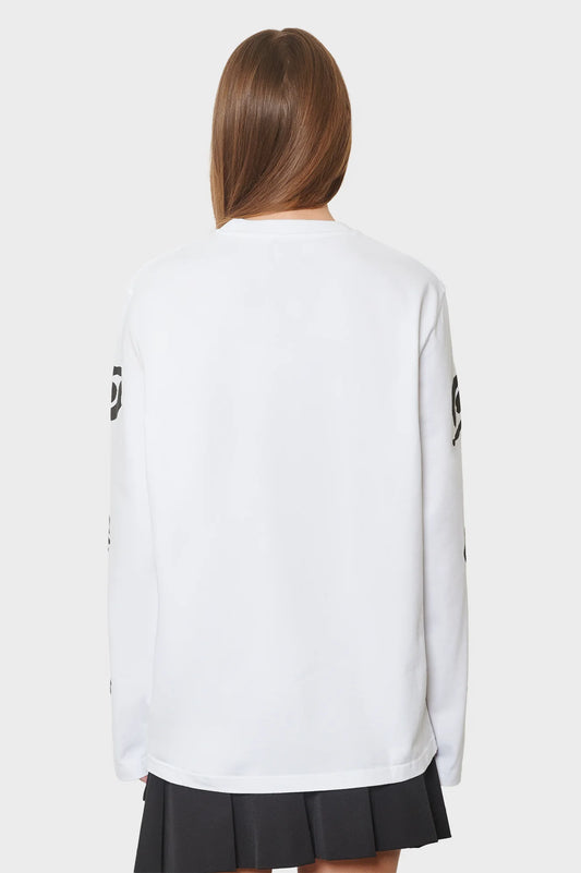 women#@Лонгслів EYE SLEEVE білий