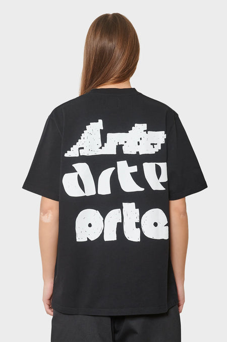 women#@Футболка MULTI ARTE PRINT чорна