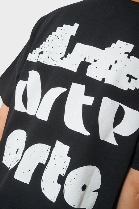 Футболка MULTI ARTE PRINT чорна