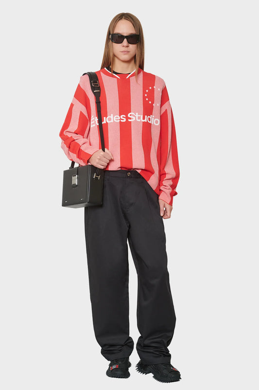 women#@Джерсі SOCCER LS STRIPED червоне