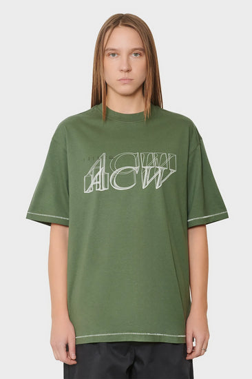 women#@Футболка SERIF зелена