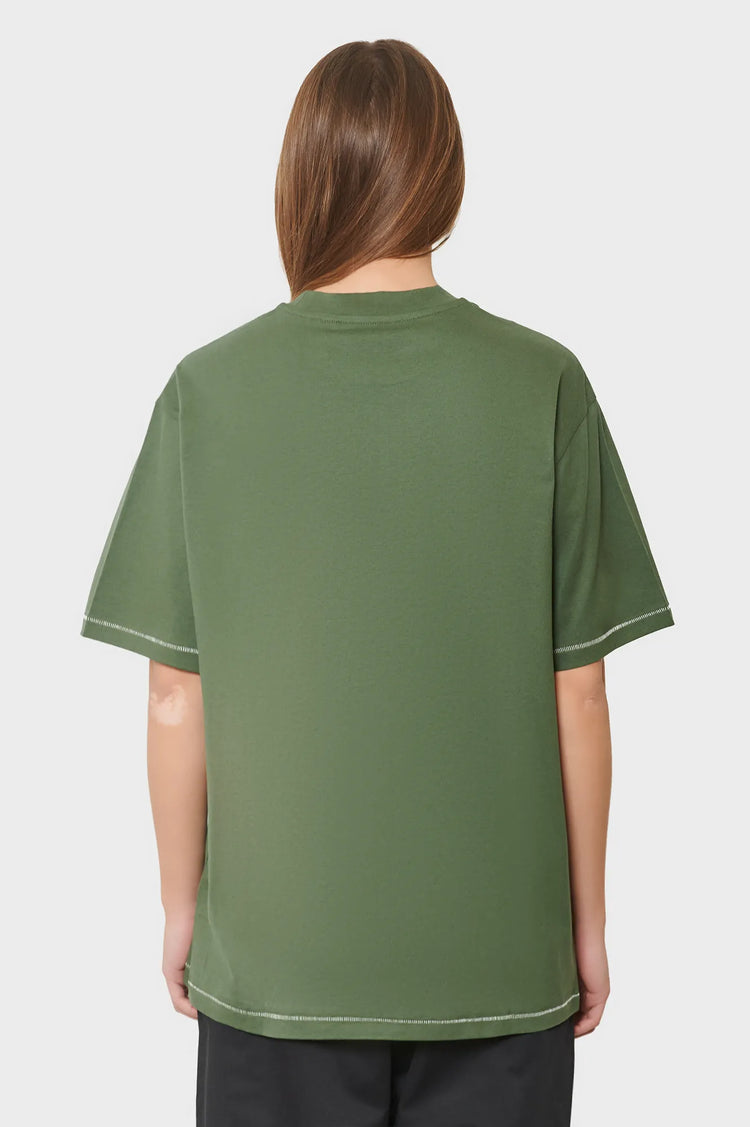 women#@Футболка SERIF зелена