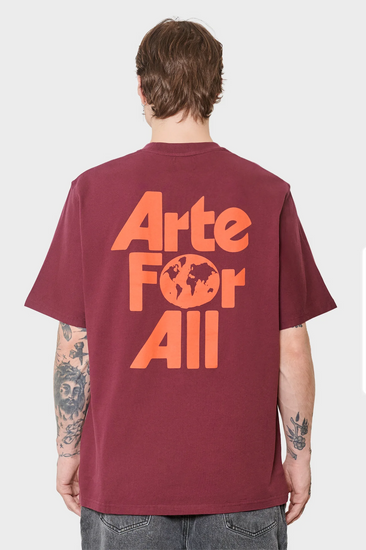 men#@Футболка ARTE FOR ALL бордова