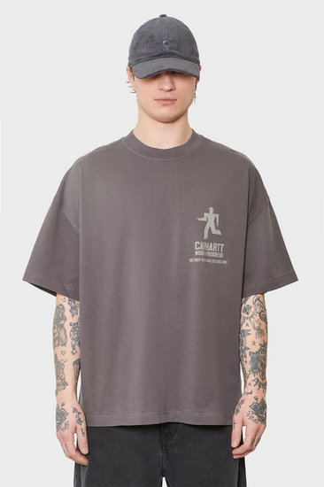 men#@Футболка DISTANCE сіра