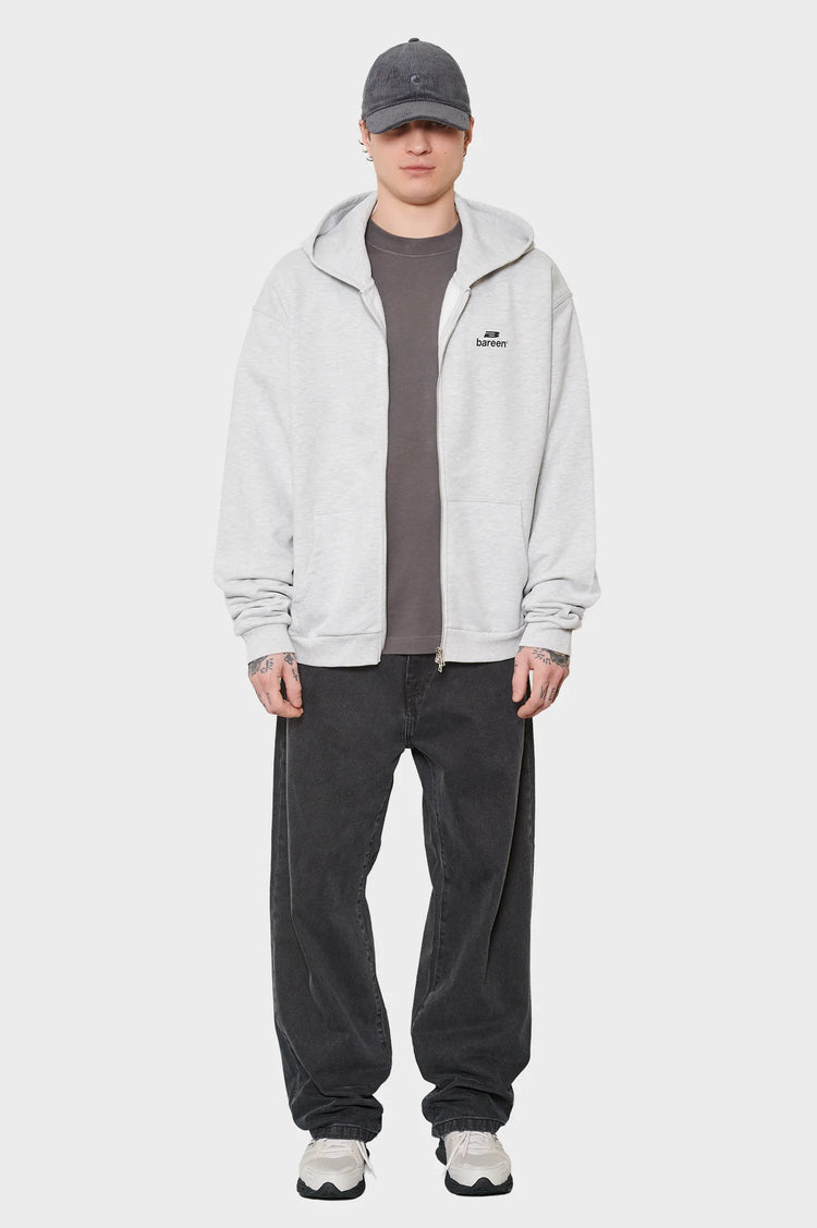 men#@Зіп-худі LOGO сіре