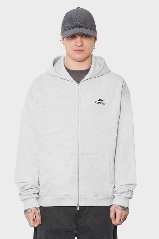 men#@Зіп-худі LOGO сіре