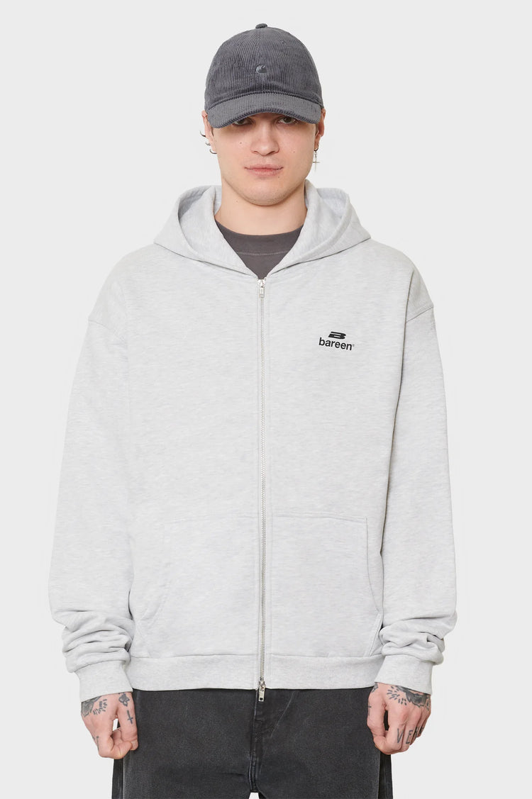 men#@Зіп-худі LOGO сіре