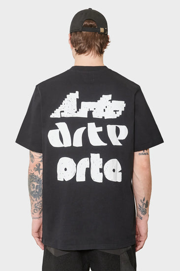 men#@Футболка MULTI ARTE PRINT чорна