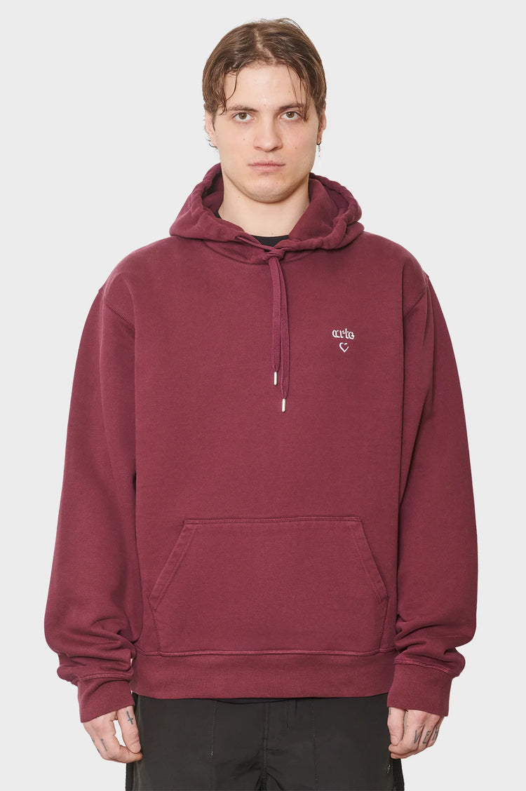 men#@Худі ARTE HEART бордовий