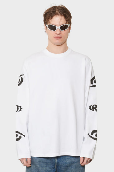men#@Лонгслів EYE SLEEVE білий