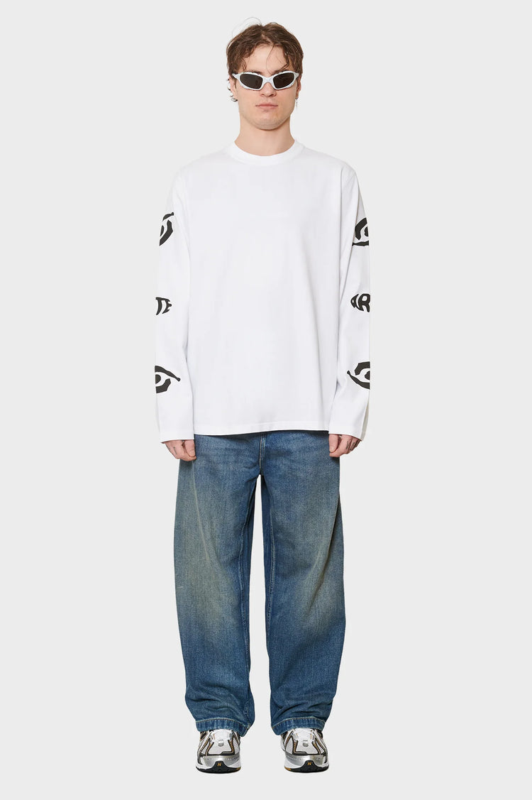 men#@Лонгслів EYE SLEEVE білий