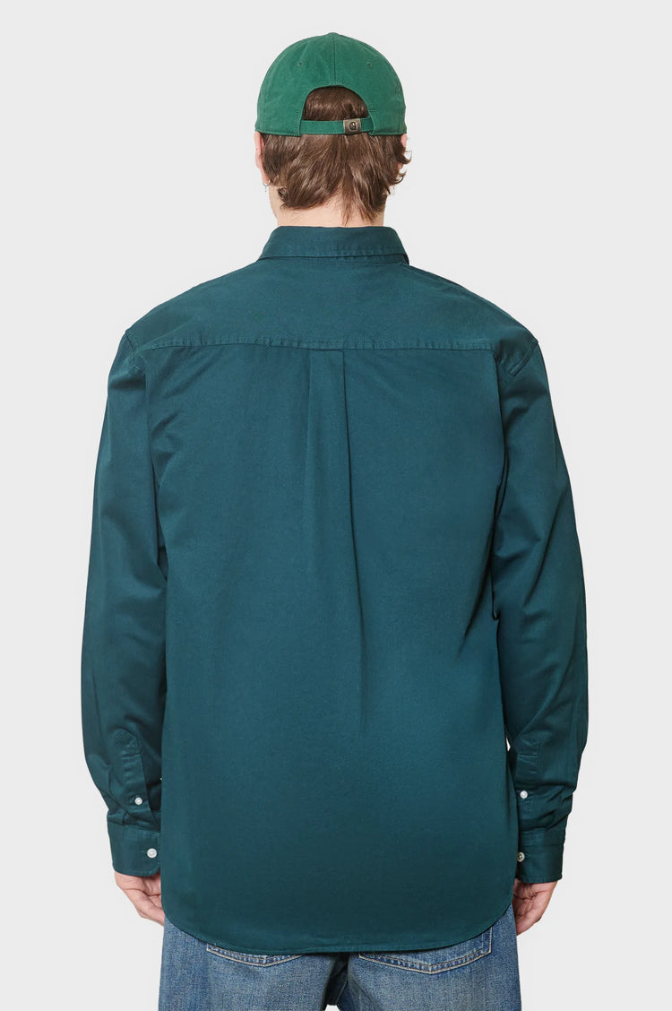 men#@Сорочка MADISON темно-зелена