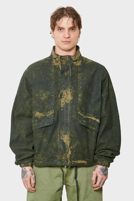 men#@Куртка ALLOVER PAINT зелена