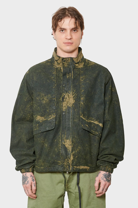 men#@Куртка ALLOVER PAINT зелена