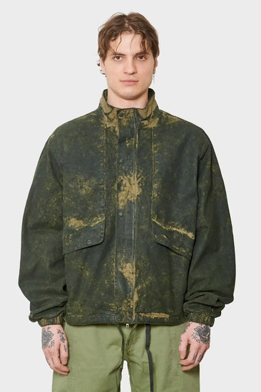 men#@Куртка ALLOVER PAINT зелена