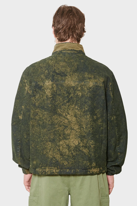 men#@Куртка ALLOVER PAINT зелена