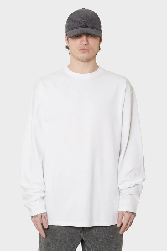 men#@Лонгслів LOGO BACK білий