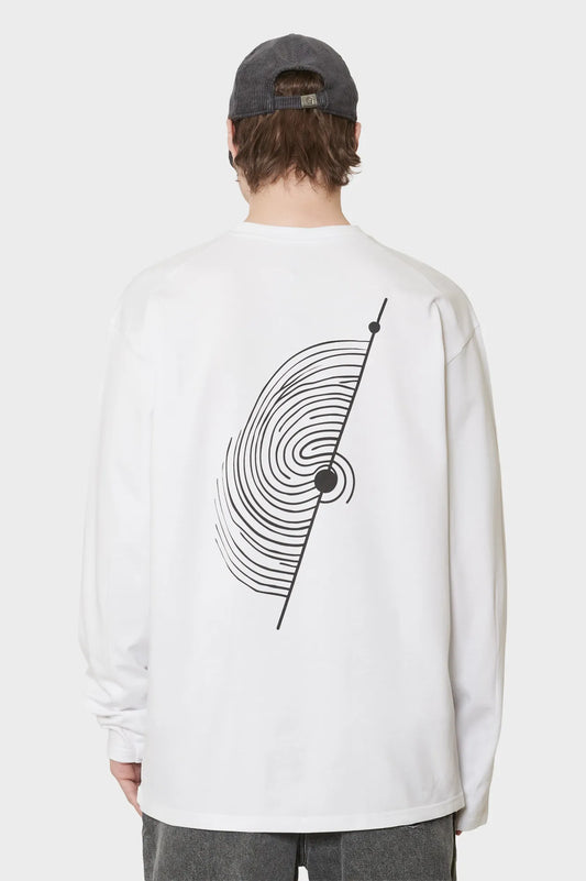 men#@Лонгслів LOGO BACK білий