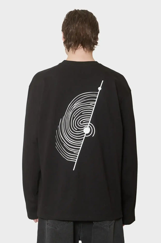 men#@Лонгслів LOGO BACK чорний