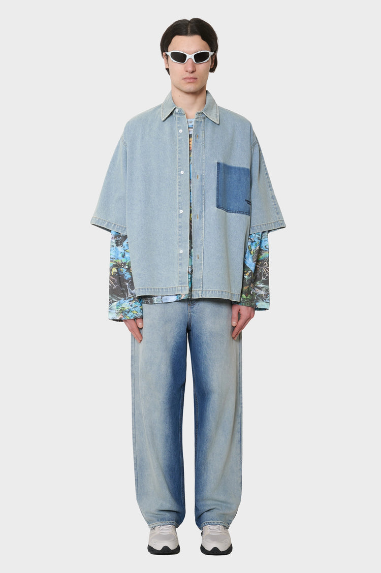 men#@Джинси 40A DENIM блакитні