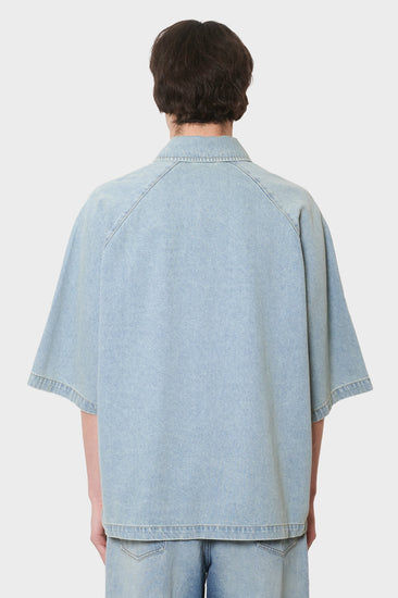 men#@Сорочка LYOCELL синя