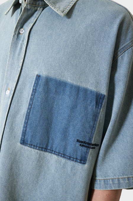 Сорочка LYOCELL синя