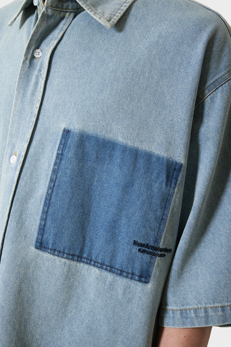 Сорочка LYOCELL синя