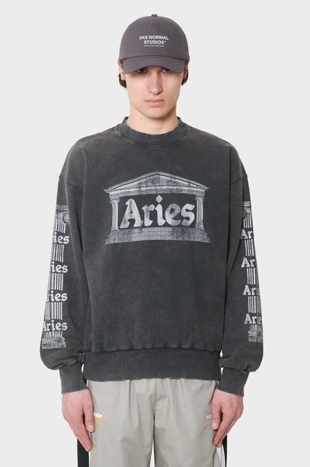 men#@Світшот AGED ANCIENT COLUMN чорний