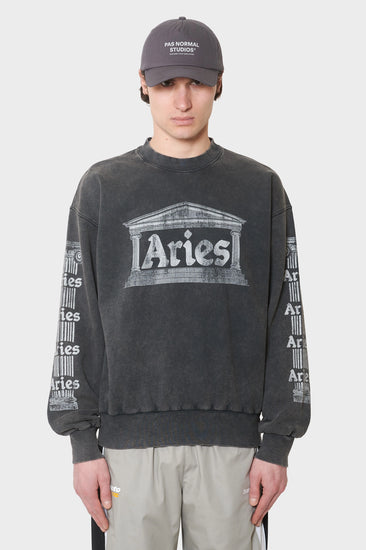 men#@Світшот AGED ANCIENT COLUMN чорний