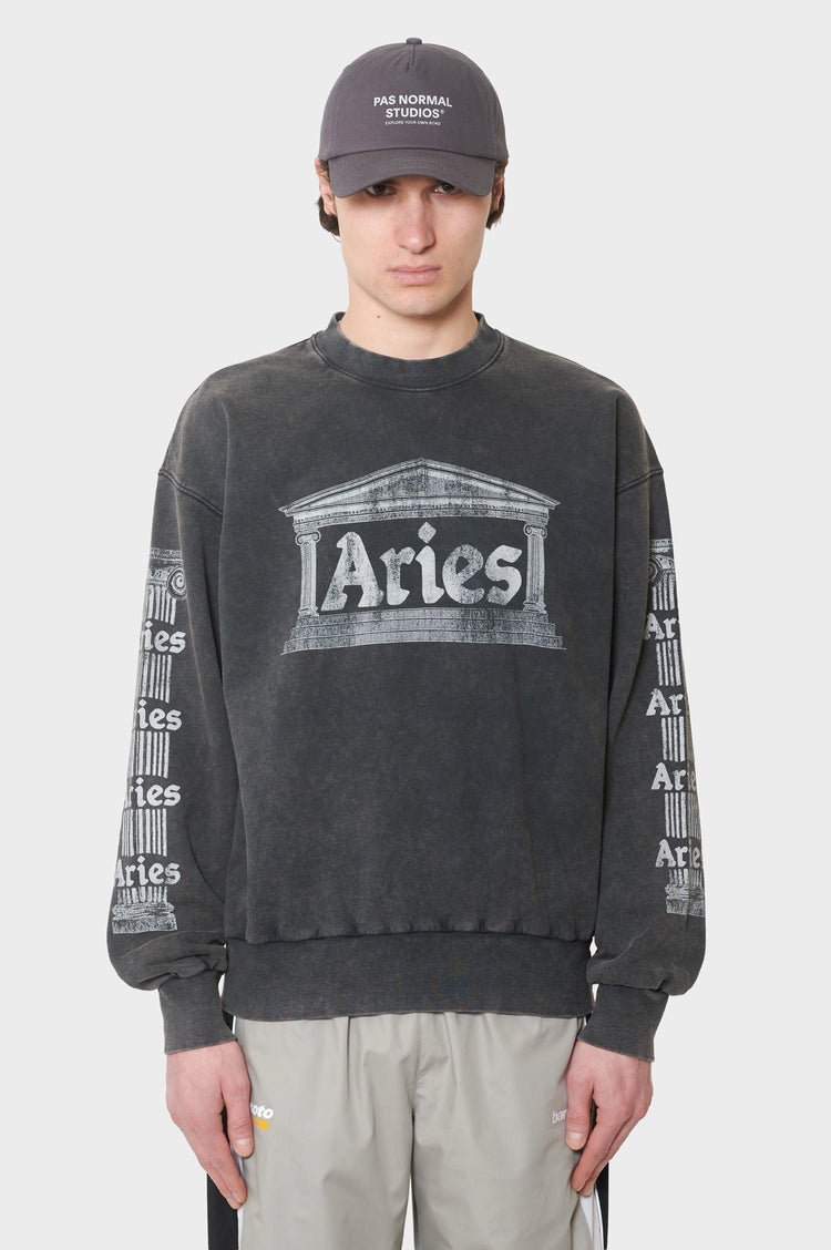 men#@Світшот AGED ANCIENT COLUMN чорний