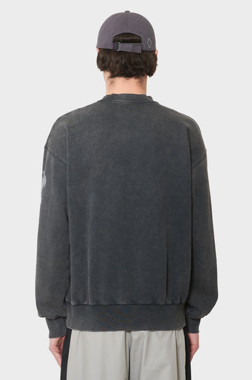 men#@Світшот AGED ANCIENT COLUMN чорний